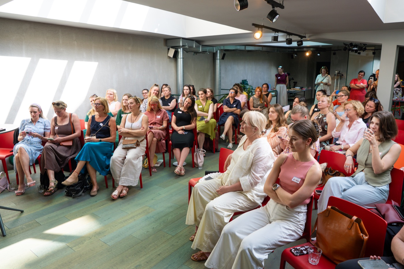 Publikum prvého Women in AI Prague meetupu